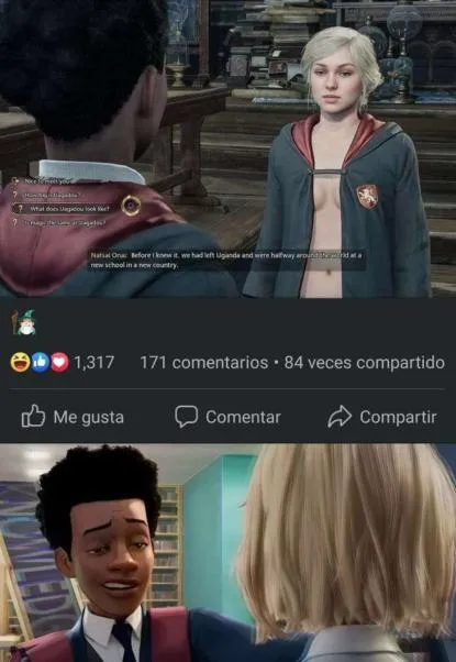 Diálogo incómodo en el juego
