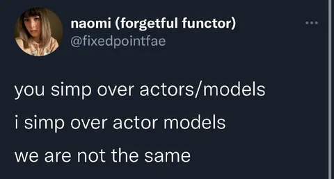 Actor Models Are Different
