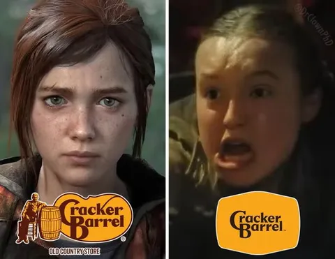 Ellie and Cracker Barrel Girl