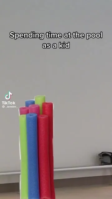 Pool Noodle Fun at the Pool