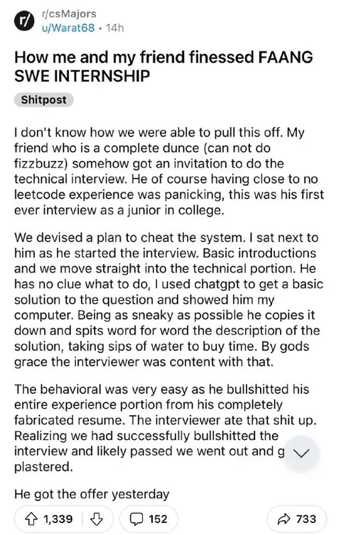 How We Finessed the FAANG Internship