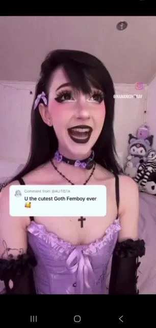 The Cutest Goth Femboy Ever