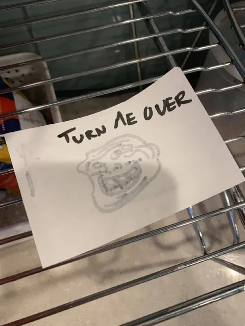 Turn Me Over Troll Note