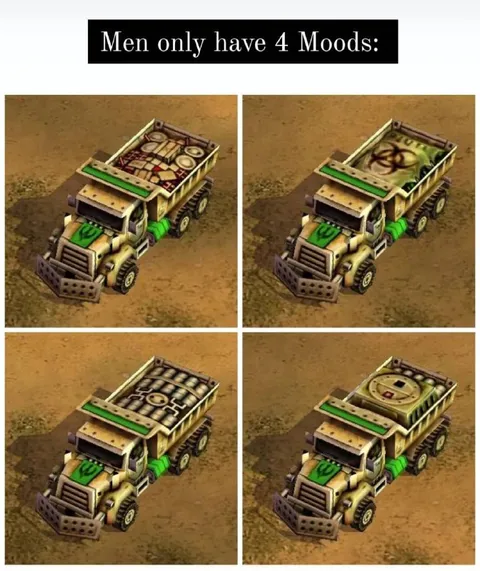 Men Only Have Four Moods