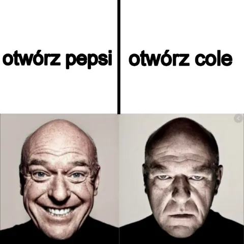 Otwórz Pepsi czy colę