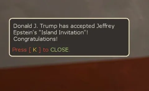 Trump Accepts Epstein Island Invitation