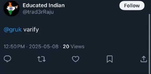 Grok Verify Screenshot