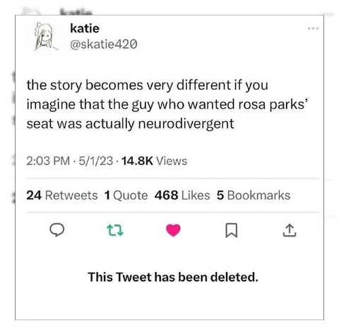 Neurodivergent Rosa Parks Story