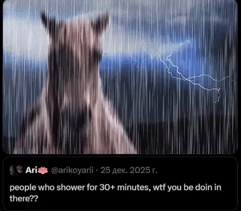 People Who Shower for 30+ Minutes