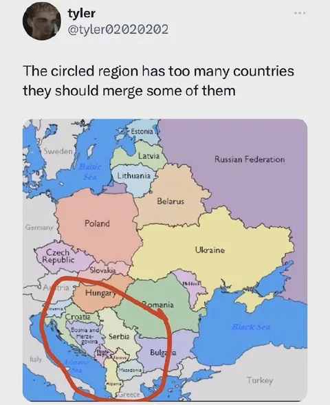 Too Many Balkan Countries