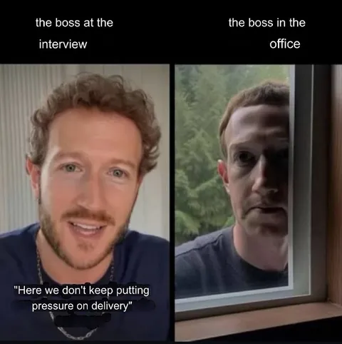 Boss at Interview vs Office