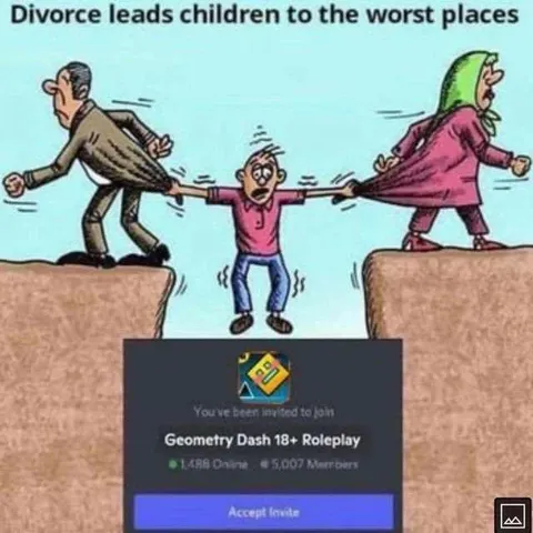 Divorce Leads Children to Geometry Dash