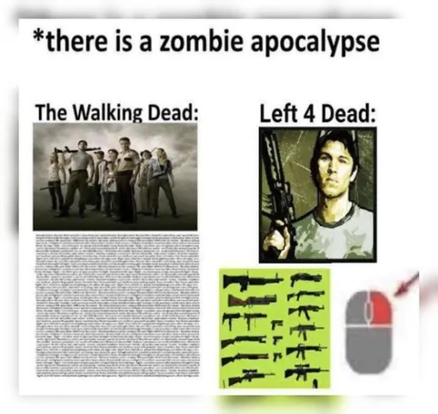The Walking Dead vs Left 4 Dead