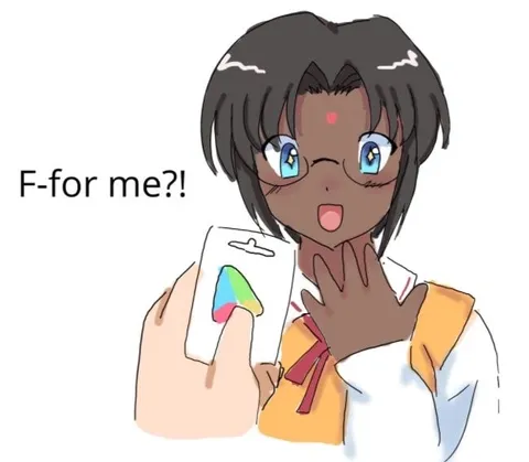 F-for me?! reaction