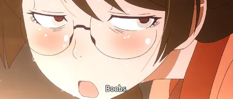 Sweaty Anime Girl Says Boobs