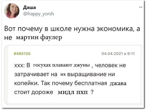 Экономика против Мартина Фаулера