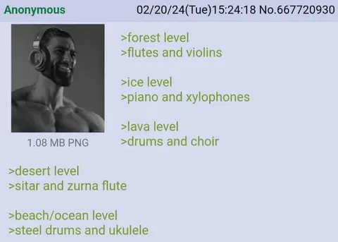 Music Changes With Every Level