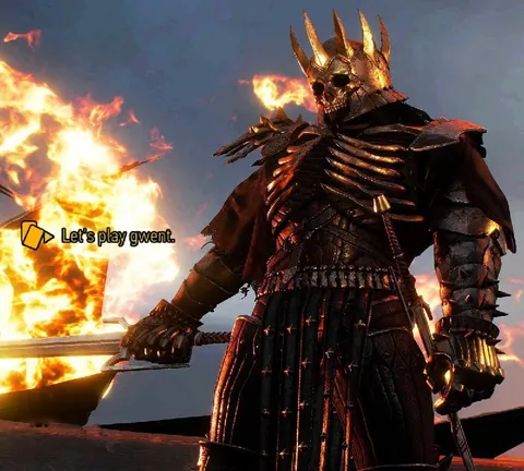 Skeleton King Wants to Play Gwent