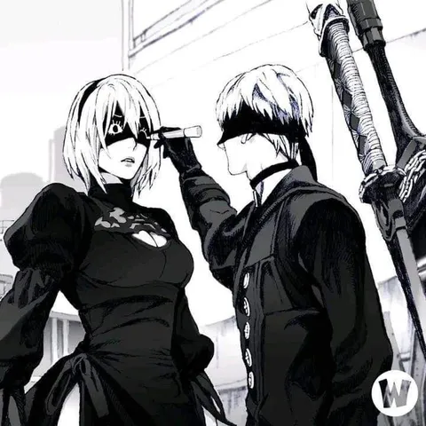 2B и 9S без лишних слов