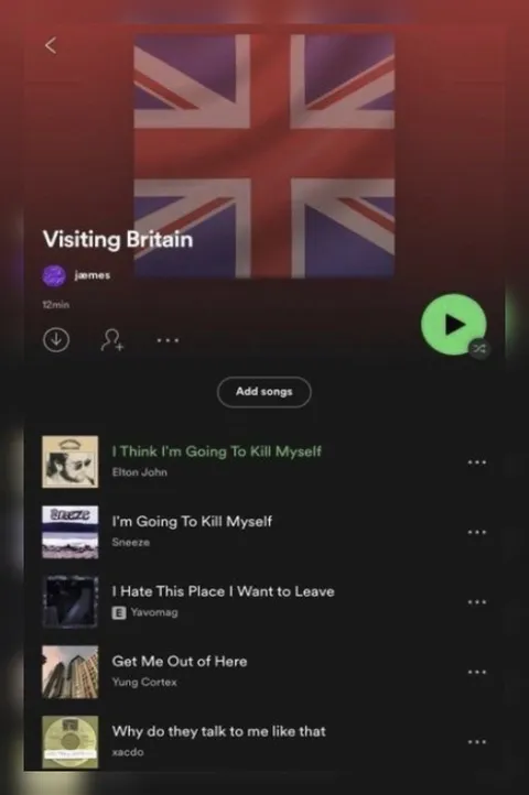 Visiting Britain Playlist