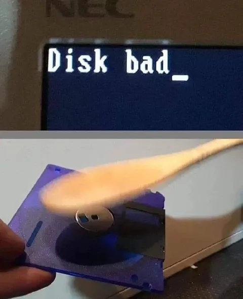 Disk Bad Floppy Disk