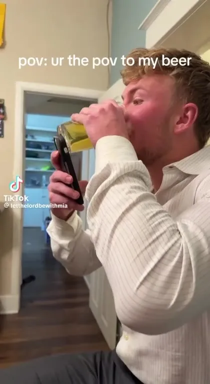 pov: ur the pov to my beer