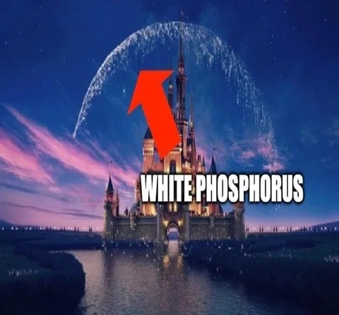 White Phosphorus at Disney Castle