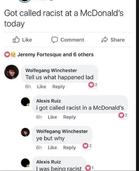 I Was Being Racist