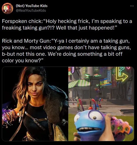 Forspoken Meets a Talking Gun