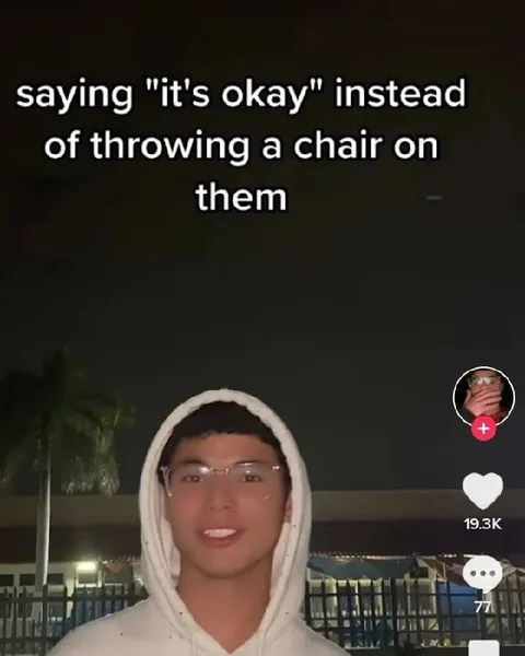 Saying It's Okay Instead