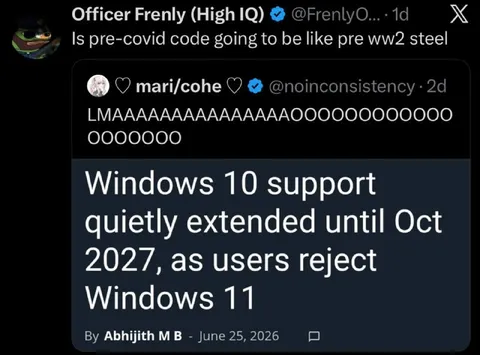 Windows 10 Support Extended Again