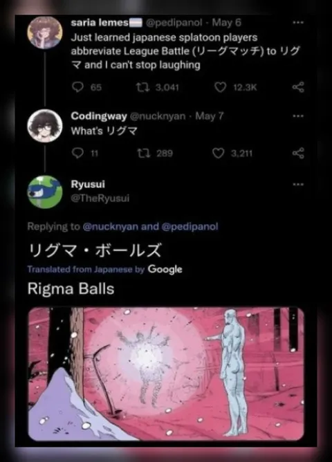 Google Translates Rigma Balls