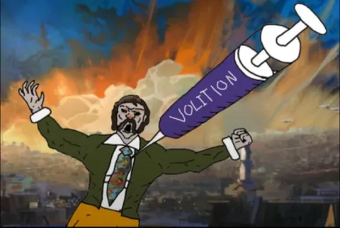 Voliton Explosion Reaction