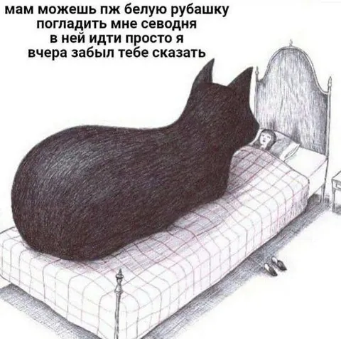 Мам, погладь белую рубашку