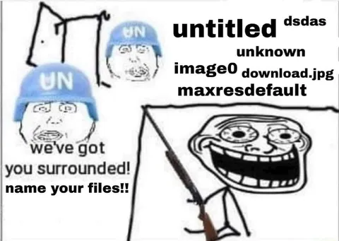 Name Your Files Meme