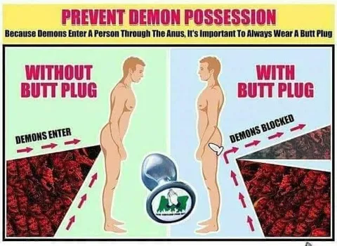 Prevent Demon Possession Butt Plug