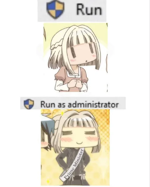 Run as Administrator