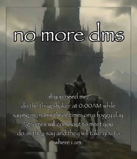 No More DMs Thug Shaker