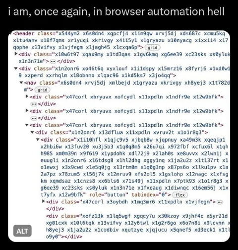 Browser Automation Hell Again