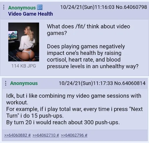 Video Game Health Workout