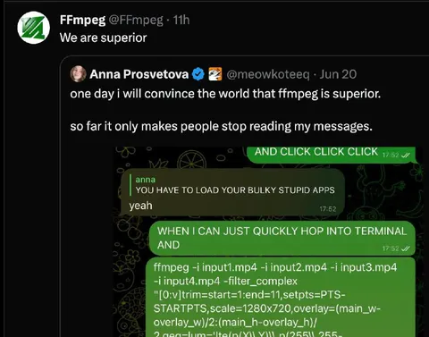 FFmpeg Makes People Stop Reading