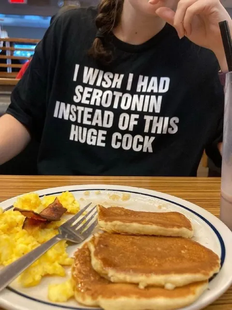 Serotonin Instead of Huge Cock