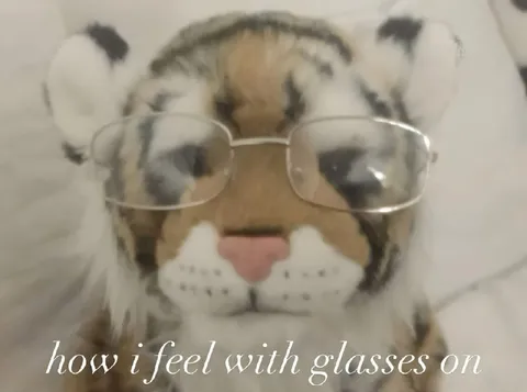 Tiger With Glasses Confidence