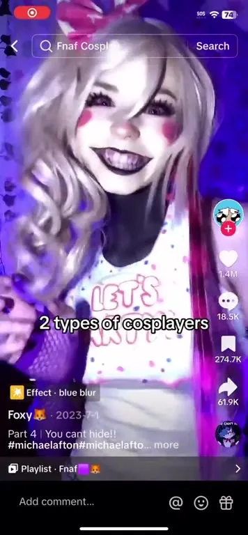 Two Types of Cosplayers