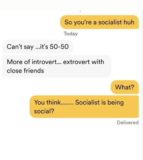 Socialist Doesn't Mean Social