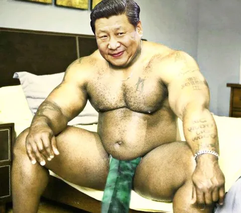 Си Цзиньпин в образе качка