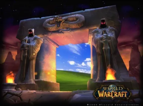 World of Warcraft Windows XP Portal