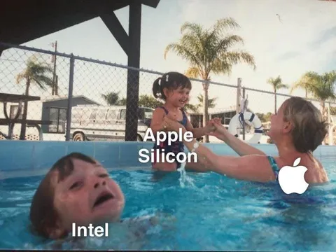Apple Silicon and Intel Drowning