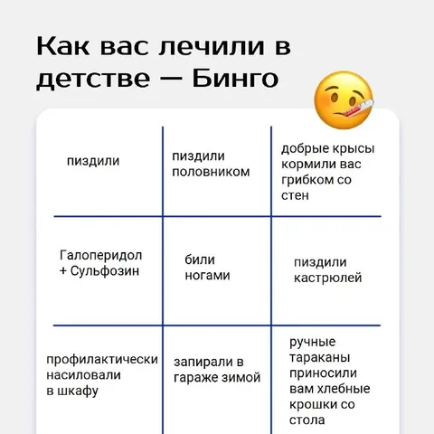 Как вас лечили в детстве