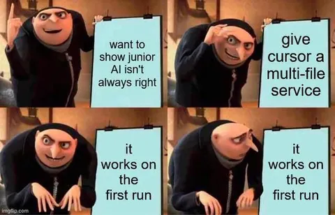 Gru Shows Junior AI Isn’t Always Right